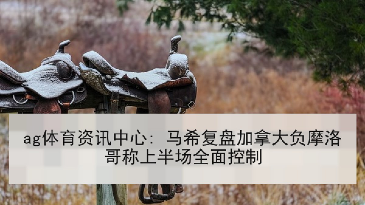 ag体育资讯中心: 马希复盘加拿大负摩洛哥称上半场全面控制 ag体育资讯中心: 马希复盘加拿大负摩洛哥称上半场全面控制